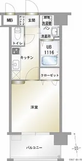 エンクレスト藤崎【7階】の間取り
