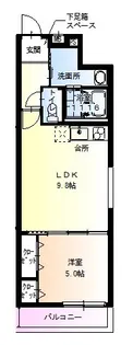 フジパレス淡路II番館【1階】の間取り