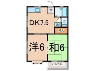 イト-ハイツ【2階】の間取り