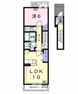 Redia(レディア)【2階】の間取り