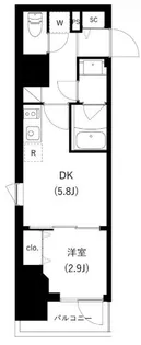 WHARF駒込【1階】の間取り