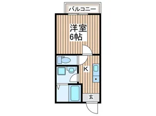 仮)ラウレア大袋【1階】の間取り