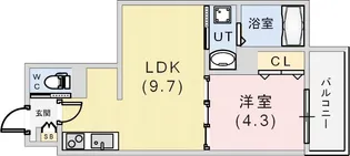 (仮称)LIX 神戸松原通【2階】の間取り