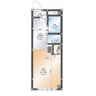 エンゼルメゾン【2階】の間取り