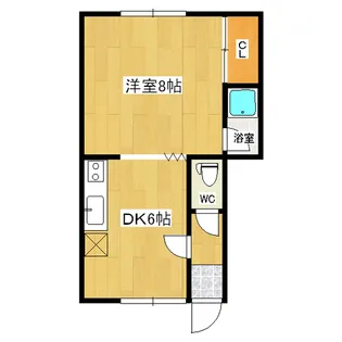 ネージュマンション【1階】の間取り