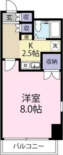 Vista Grande 徳島駅前【5階】の間取り