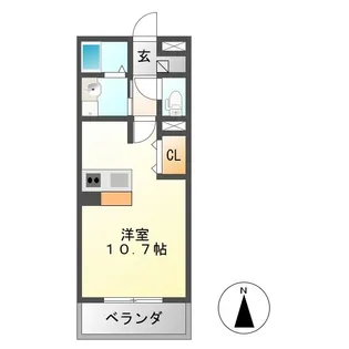 CATTLEYA III【1階】の間取り