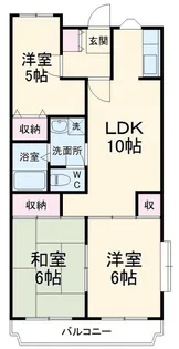 ブルージュ【3階】の間取り
