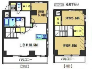 RURBAN HASHIMOTO(ラーバンハシモト)の間取り