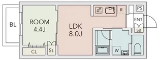 コーナーヒル大塚【3階】の間取り