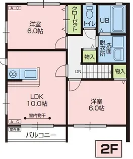 グランクロス道形【2階】の間取り