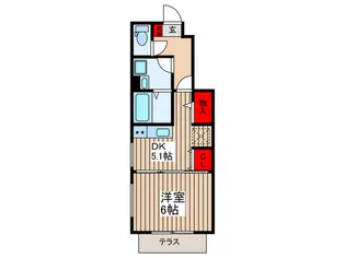 K・URBAN東大宮【1階】の間取り