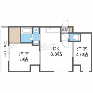 カサトレス・AG【4階】の間取り