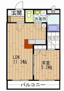 シャルムチャンテ【2階】の間取り