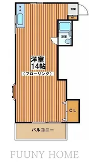 コーポヤマト【2階】の間取り