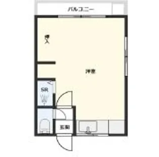 ピース・カレント沖洲【2階】の間取り