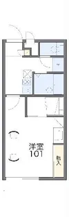レオパレスシャルマン【1階】の間取り