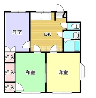 グランビア南【2階】の間取り