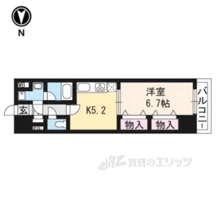 アーバネックス室町【7階】の間取り