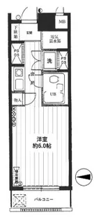 後楽園ビューハイツ【10階】の間取り