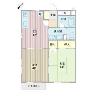 チャーリィーブラウン【2階】の間取り