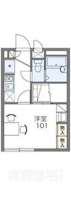 レオパレスヴィクトワール【1階】の間取り
