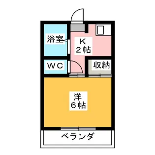 ル・ソレイユ【1階】の間取り