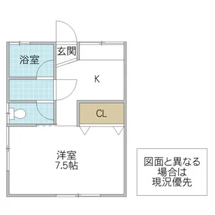 キャッスルツクバ B【2階】の間取り