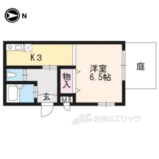 北白川BCBGCLUB【1階】の間取り