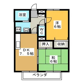 スギヤマハウスB【2階】の間取り