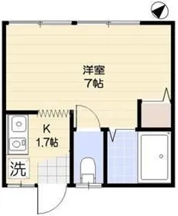 オリゾン要町【2階】の間取り