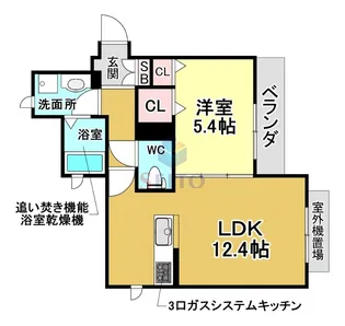シャーメゾン・レオン【3階】の間取り