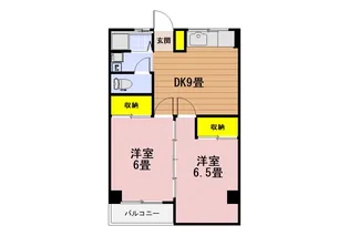 ハニーコーポラス【2階】の間取り
