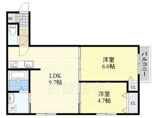 F asecia Elfi【1階】の間取り