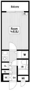サティ中野【4階】の間取り
