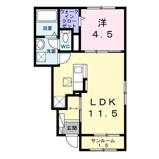 KASHIWA HILLS【1階】の間取り