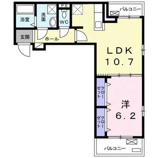 ピッコラ【3階】の間取り