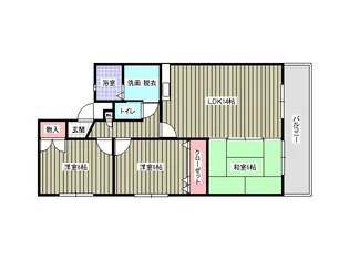 エルスール小原川I番館【1階】の間取り