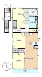 Le Ciel II【2階】の間取り