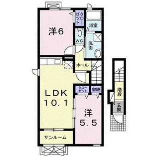 モア ハピネス【2階】の間取り