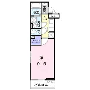 メゾン エイスイ【3階】の間取り