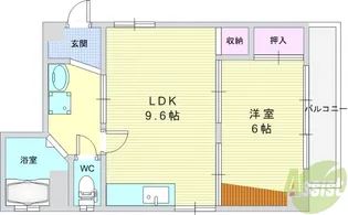 林ビル【3階】の間取り