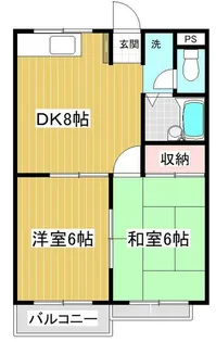 ニューカレード【3階】の間取り