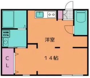 ミユキパレス【2階】の間取り