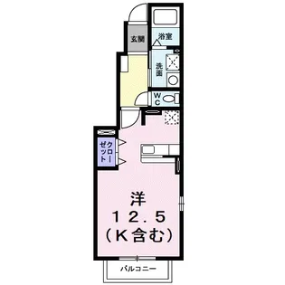 クヌート【1階】の間取り
