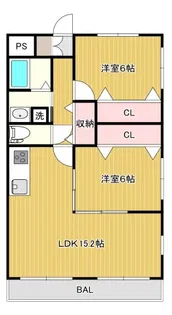 ハーモニーK【1階】の間取り
