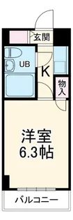 ホーユウコンフォルト大和中央【4階】の間取り
