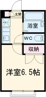 小呂ハイツ【1階】の間取り