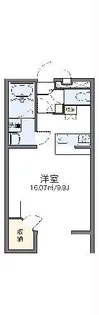 レオパレスアルブル【1階】の間取り