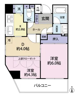 パーク・ノヴァ三ツ沢【3階】の間取り